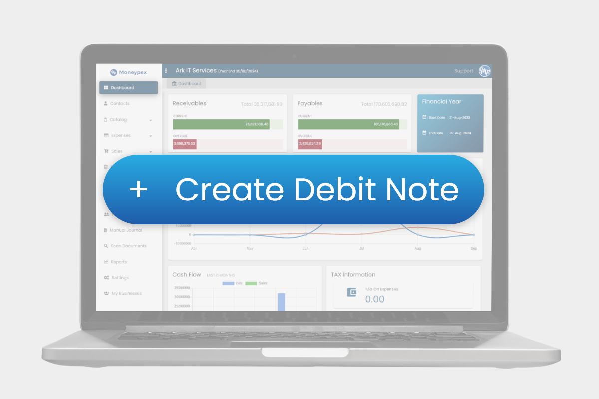 How to Create Debit Notes