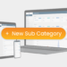 how to add new subcategories
