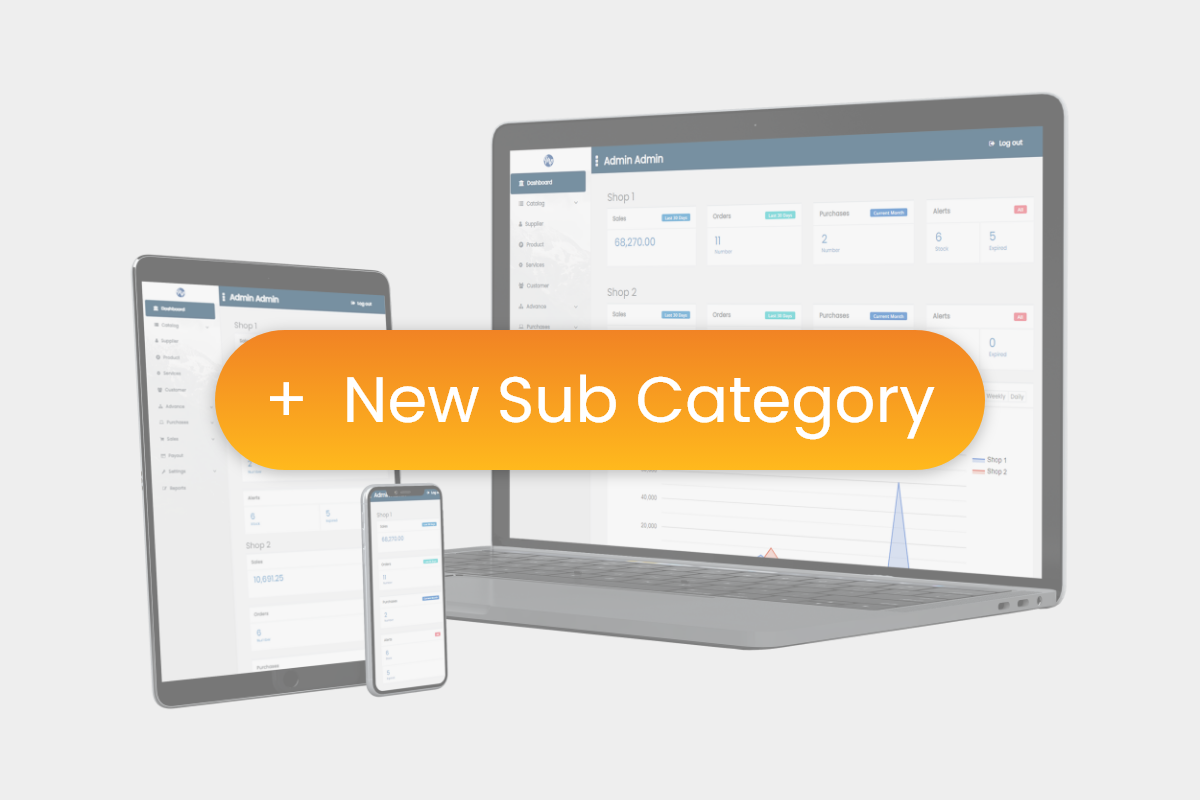 How to add new subcategories