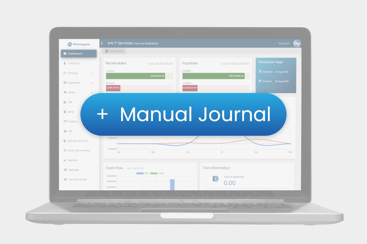 Adding Manual Journal entry