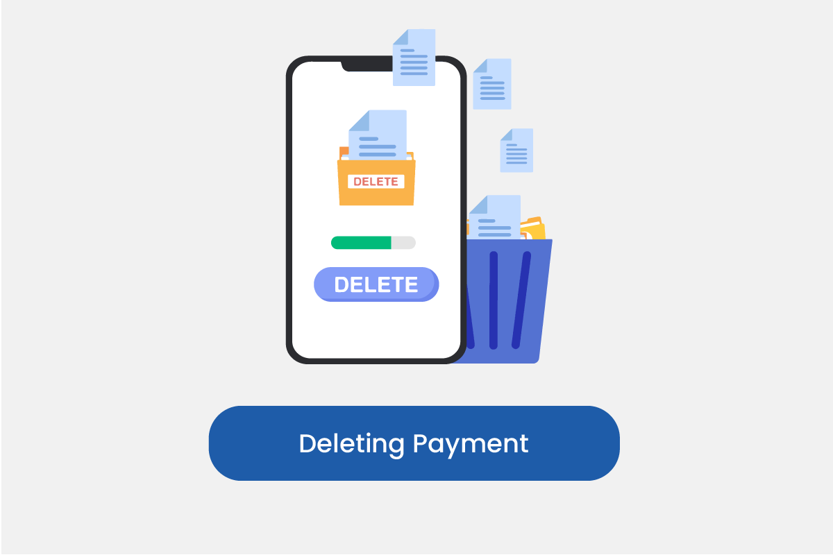 How to delete a payment I’ve made