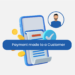 How do I record an advance payment made to a customer