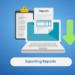 how to export reports