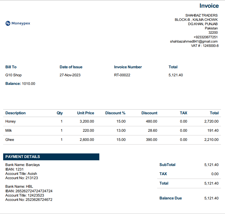 Invoice